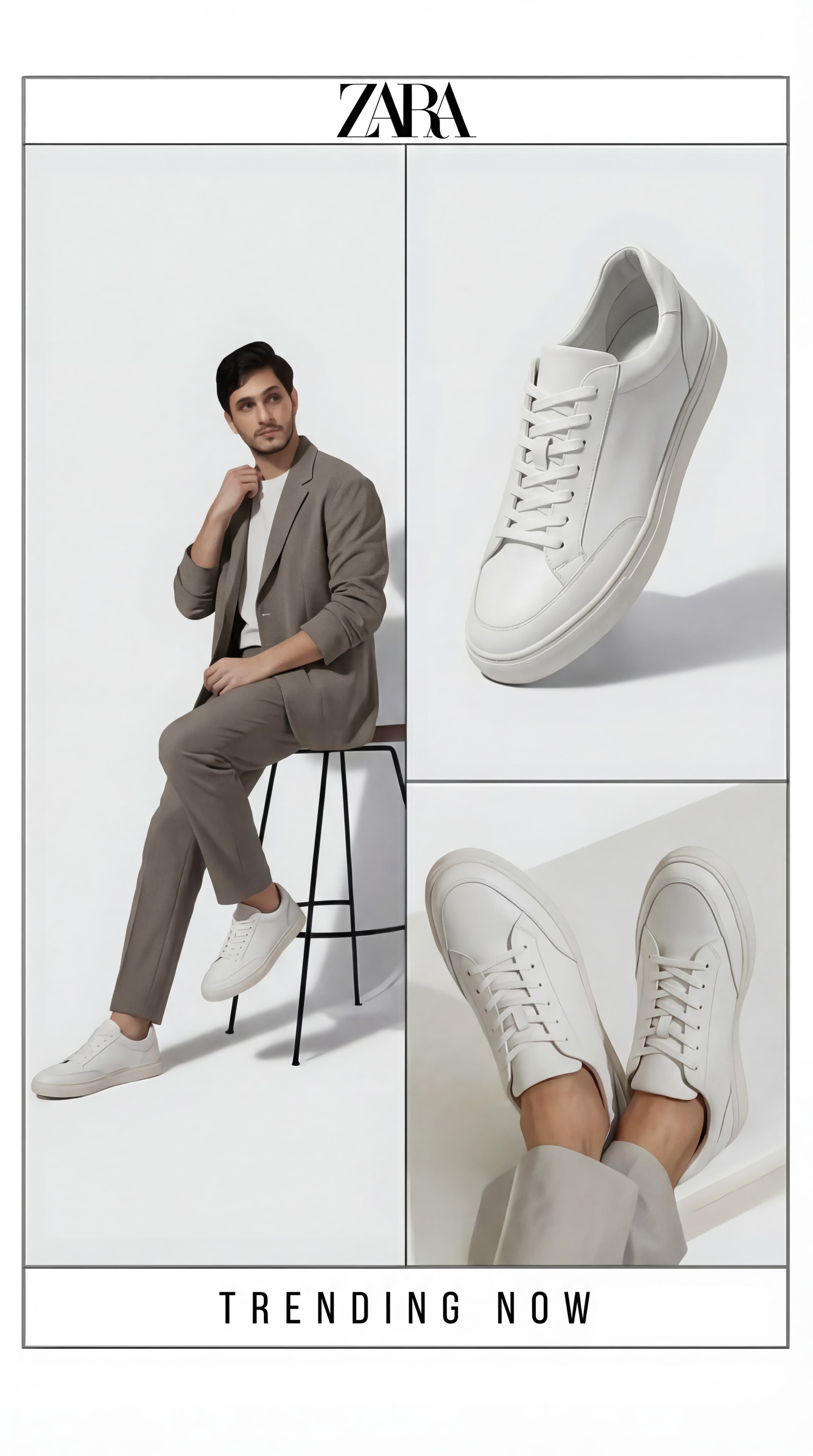 ZARA fashion ad campaign generated with Brinx